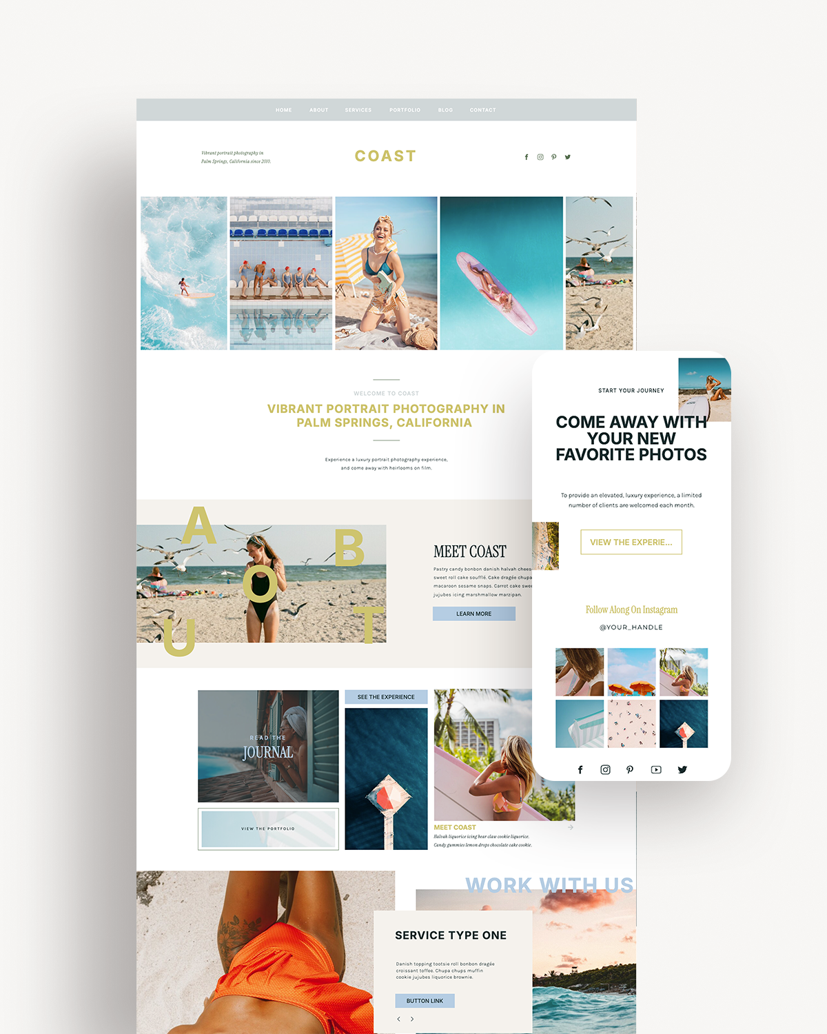 Coast Showit Template