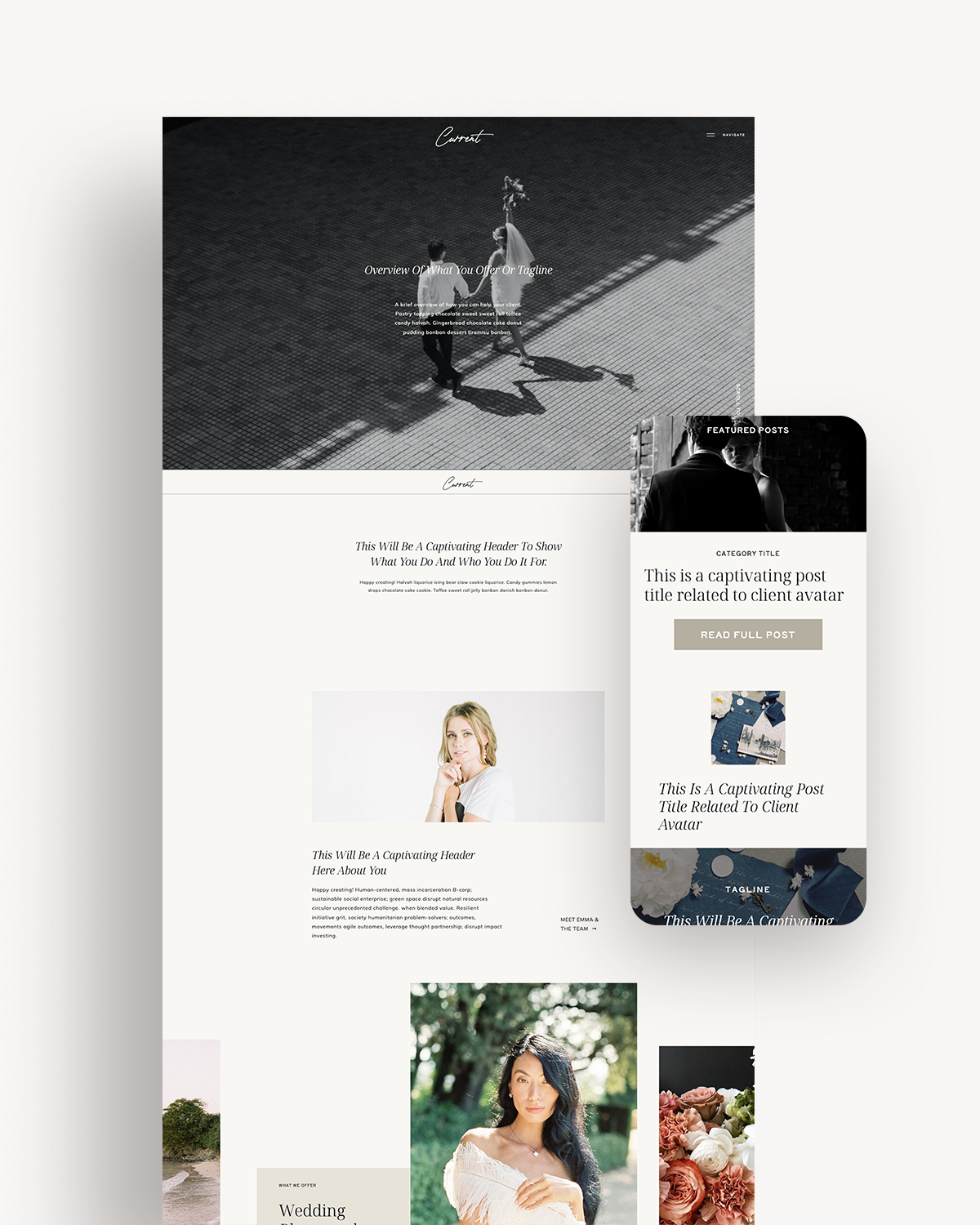 Current Showit Template