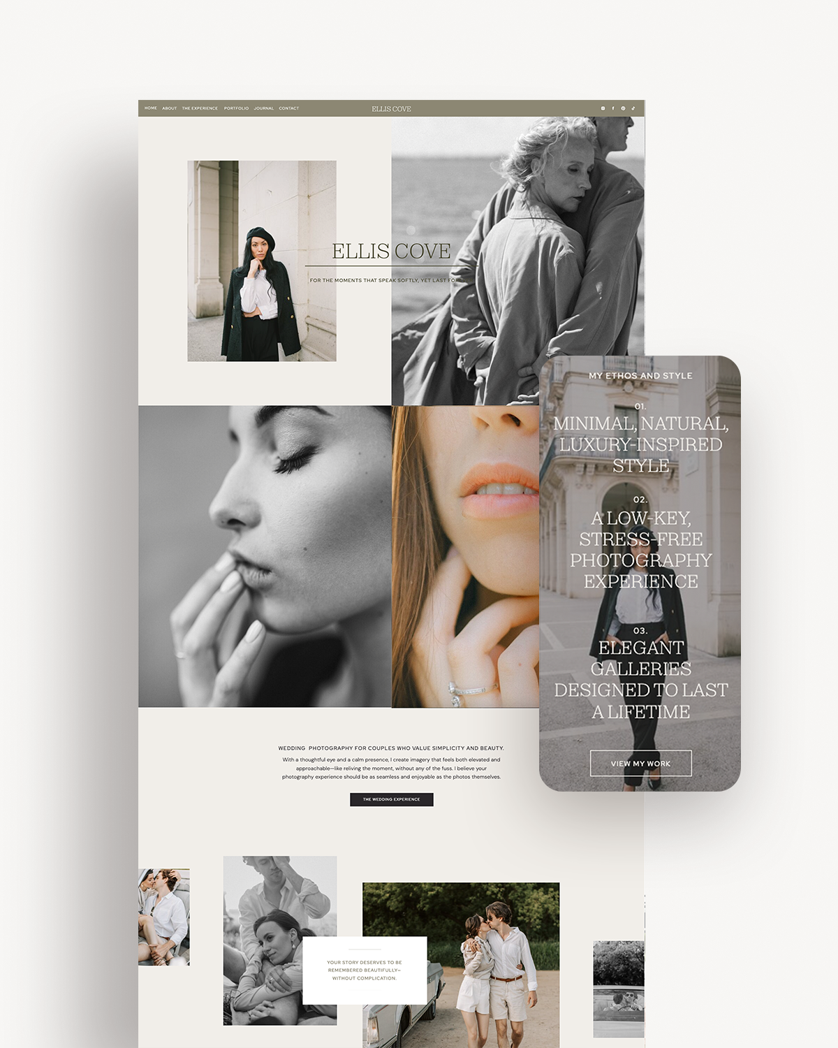 Ellis Cove Showit Template